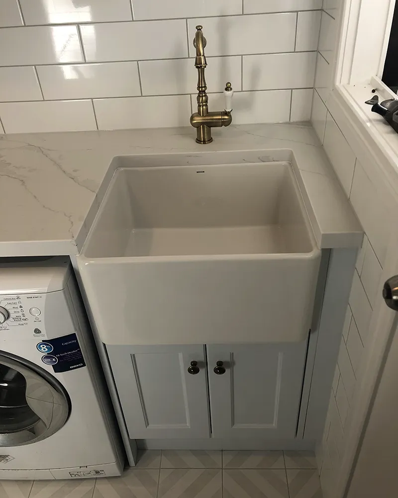Renovated laundry in Sydney